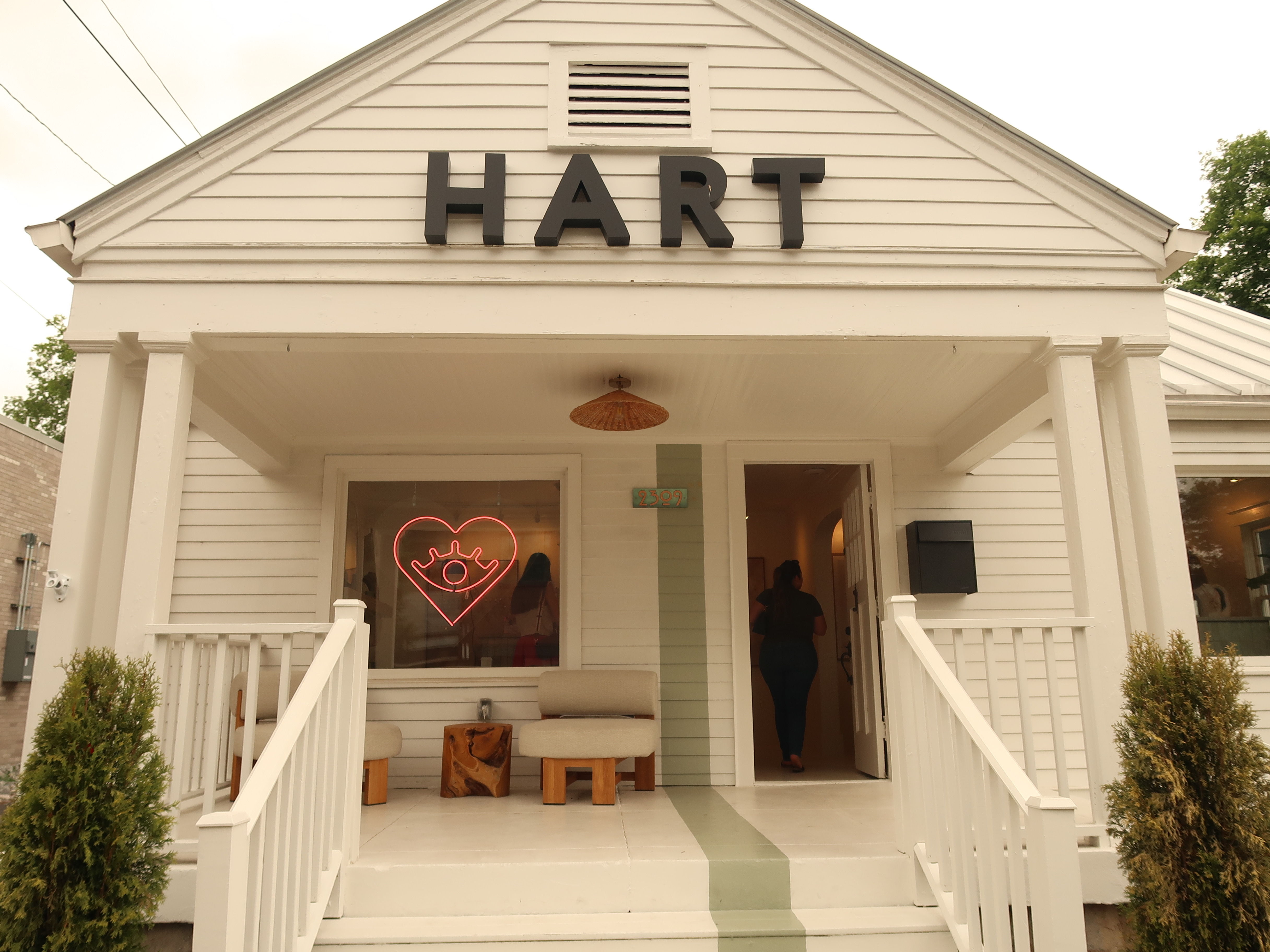 HART storefront — clean architectural composition